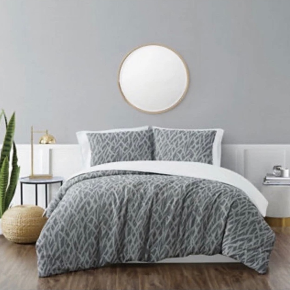 Brooklyn Loom Honey Waffle King 3 Piece Duvet Set 100% Cotton 🔥🔥🔥